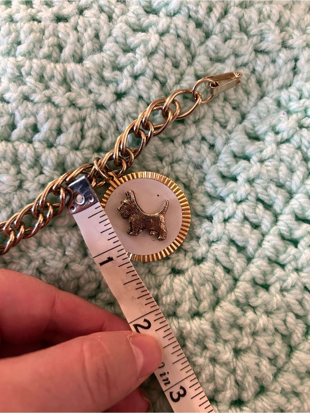 Vintage John Wind RARE “Scotty” Large Medallion Charm Bracelet - Picture 5 of 16